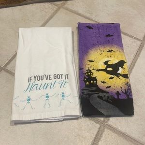 Halloween Kitchen Towels - 2 Pack 🎃 👻